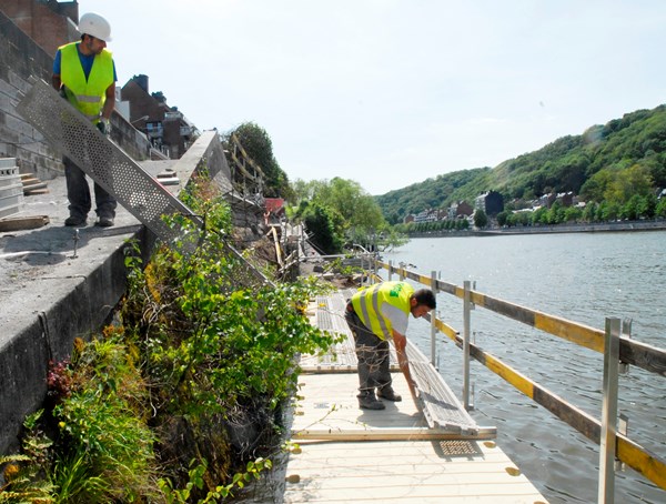 Poteau de garde-corps en Alu pour maintenace 10